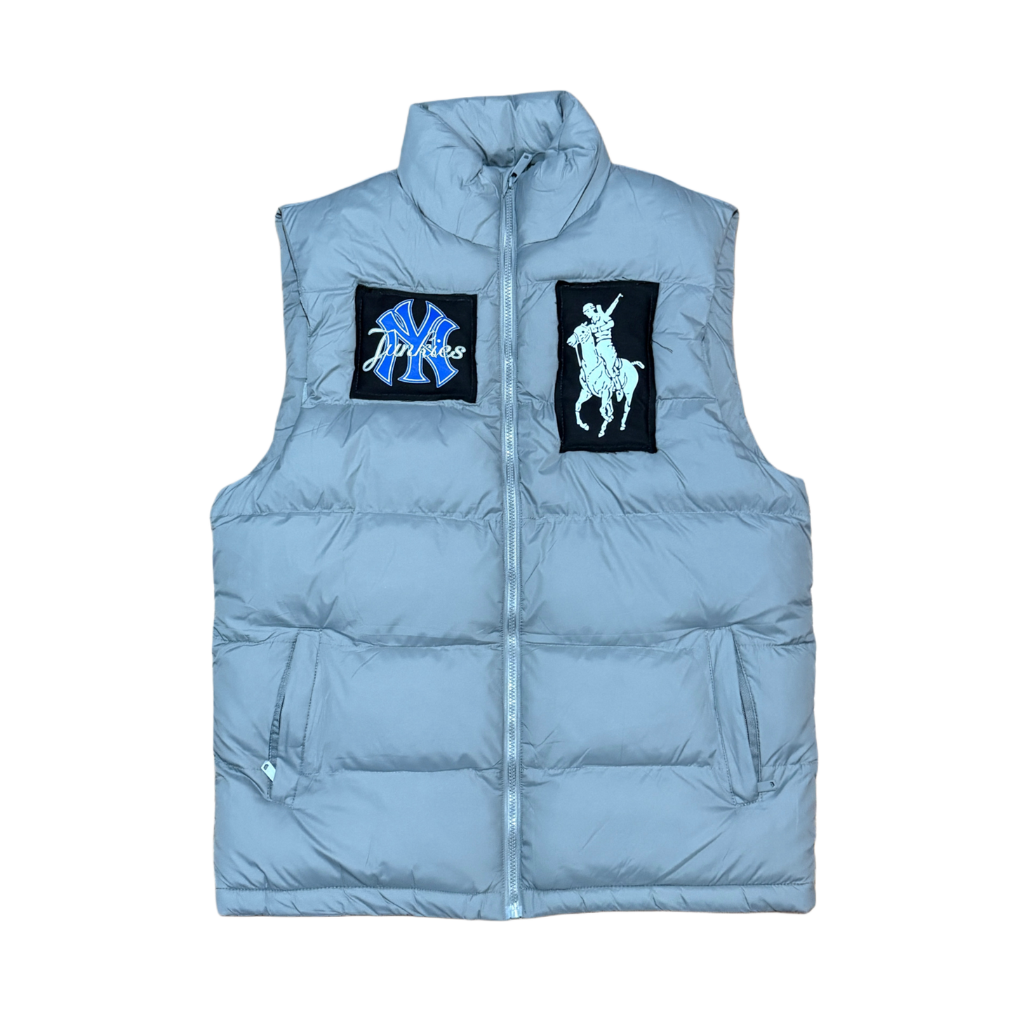 PUFFER VEST (GREY)