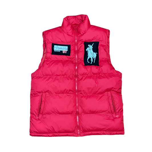 PUFFER VEST (RED)