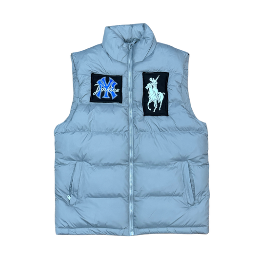 PUFFER VEST (GREY)